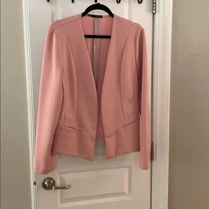 Pink fitted blazer